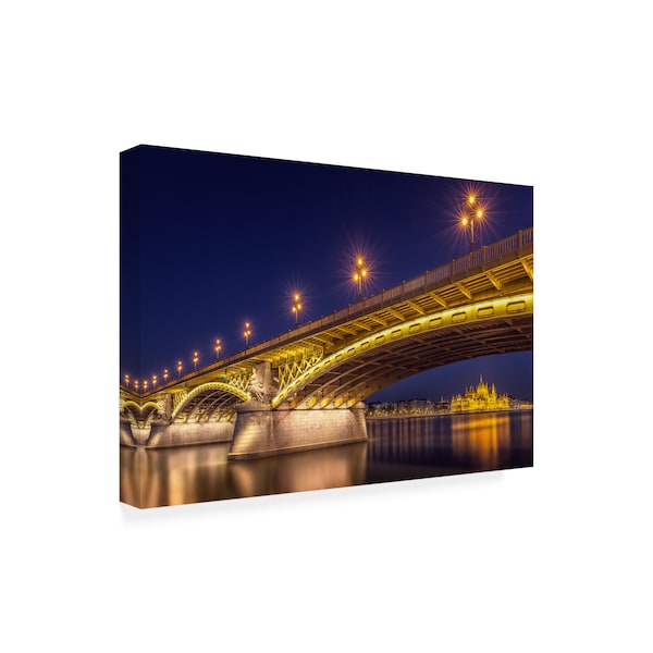 Thomas D Morkeberg 'A View Of Budapest' Canvas Art,30x47